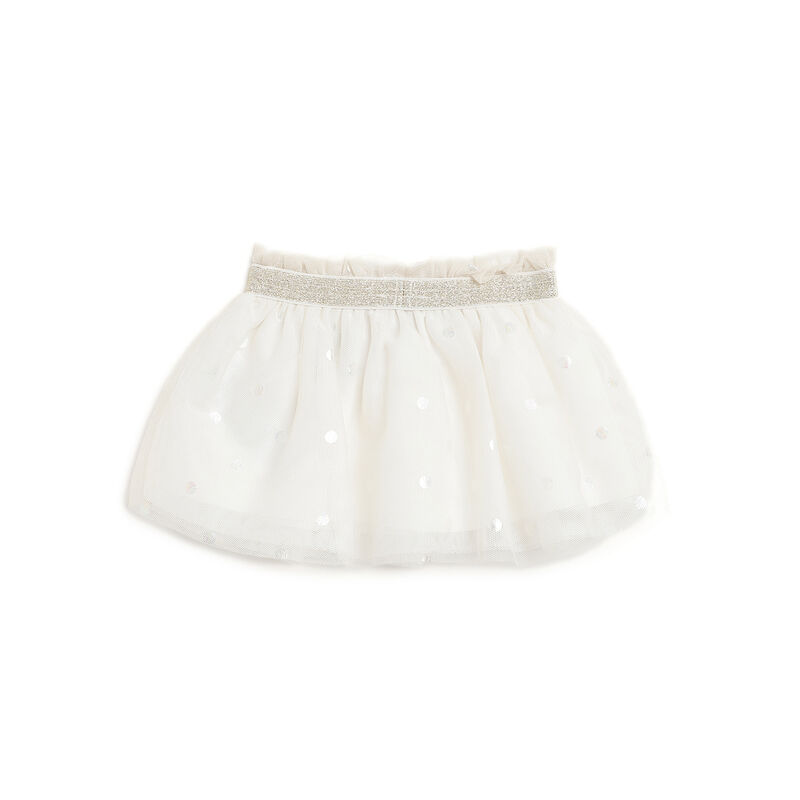 Girls Light Natural Printed Skirt image number 1
